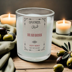 HUGO BOSS JAR CANDLE qandeelofficial new