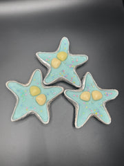 Concrete-Style Star Fish Bees Wax Scented Candle qandeelofficial
