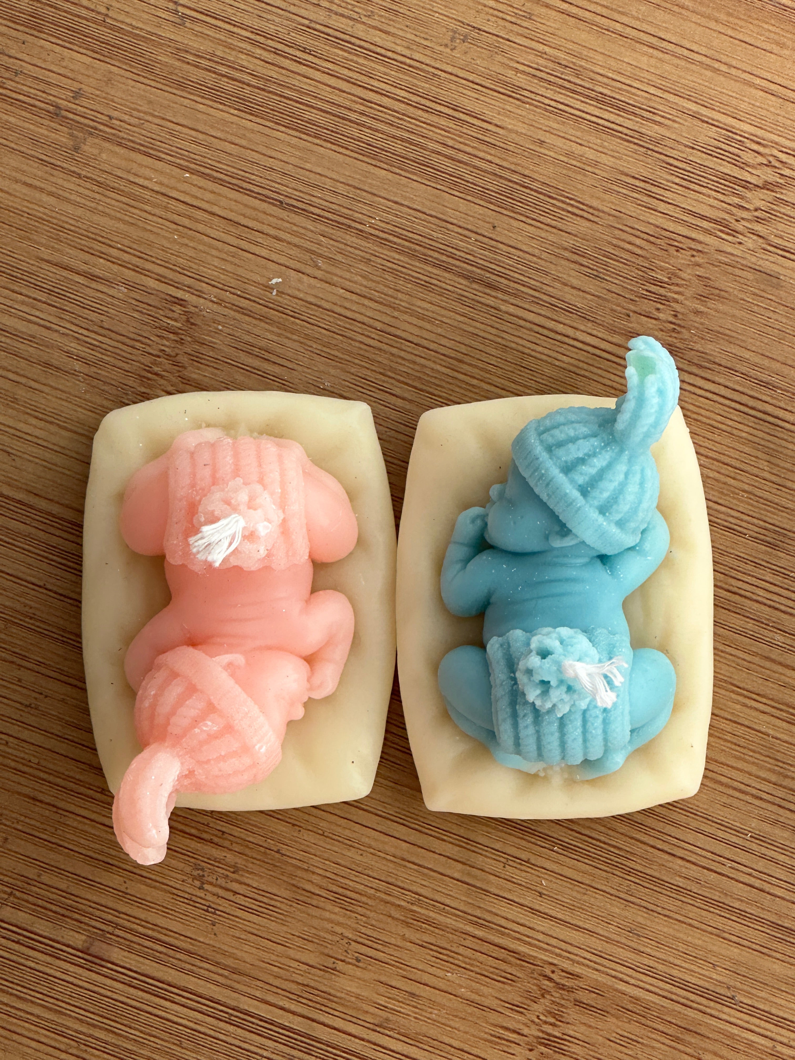 Sleeping Baby Angel Candle (Blue-Pink-Red-Purple) qandeelofficial