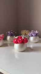 Floral Pot Candle qandeelofficial