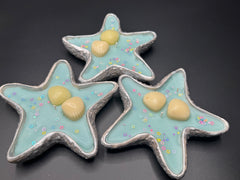 Concrete-Style Star Fish Bees Wax Scented Candle qandeelofficial